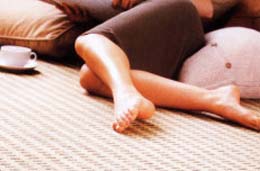 image shows: A Clean Carpet Benefits Helth, Happiness and Economy